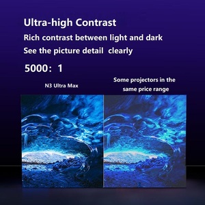 โปรเจคเตอร์วิดีโอออปติคอล JMGO N3 Ultra 4K Native พร้อมเลเซอร์สามสี 4600 CVIA สมาร์ทโฮม 3D WiFi สำหรับ Android 11 N3 Ultra N3 Ultra M - Product Image 4