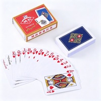 Jeu de cartes de poker standard écologique et durable, prêt à l'emploi en entrepôt, avec boîte, pour les jeux de loisirs familiaux et les marchands de cartes à jouer