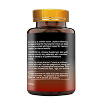Pilules d'amour pour hommes et femmes OEM, étiquette privée, poudre de maca, capsules de maca, fabricant sur mesure, complément alimentaire naturel en capsule