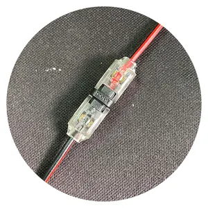 18-22awg führte auto XC-JXD H1 1pin rot transparent spleiß elektrische klemme niederspannung compack draht stecker