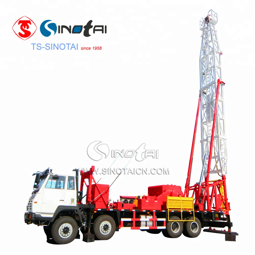 API Oilfield Drilling Service Type XJ250 40T truck-mounted Pulling Unit/workover rig/drilling rig