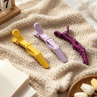 BELLEWORLD Pinces à cheveux en plastique multicolores personnalisables avec logo, pour salon de coiffure, outils de coiffage pour femmes