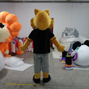 工場カスタマイズ パーティー マスコット スポーツテーマ 漫画ジャージ ライオン ヒョウ 着ぐるみ 大人用コスチューム - Product Image 3
