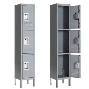 Casilleros <span class=keywords><strong>de</strong></span> almacenamiento <span class=keywords><strong>de</strong></span> Gabinete <span class=keywords><strong>de</strong></span> acero y metal <span class=keywords><strong>de</strong></span> 3 niveles <span class=keywords><strong>para</strong></span> garaje <span class=keywords><strong>de</strong></span> oficina en casa <span class=keywords><strong>de</strong></span> gimnasio escolar <span class=keywords><strong>para</strong></span> empleados - Product Image 1