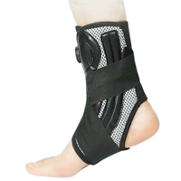 Attelle de cheville réglable en Spandex, Nylon et Caoutchouc - 4 stabilisateurs à ressort pour la récupération des entorses et le soutien post-chirurgical