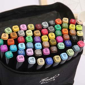 ปากกามาร์คเกอร์สำหรับเด็ก พกพาสะดวก ใช้ได้ทั้งที่โรงเรียนและที่บ้าน สำหรับระบายสี วาดภาพ ระบายโปสเตอร์ พร้อมฐานและกระเป๋า - Product Image 3