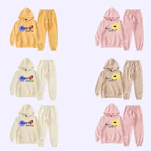 Cotton Sweatpants And Hoodies Tracksuits Winter Baby Clothes Set Clothing Custom Kids Jogger Set Sweatsuits Kids Hoodies Set