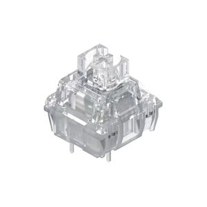 สวิตช์ TTC <span class=keywords><strong>Frozen</strong></span> Switch V2 สำหรับคีย์บอร์ดแบบกลไก แบบเงียบ ไม่มีเสียง 39 กรัม 3 ขา RGB สวิตช์โปร่งใส - Product Image 1