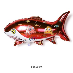 Wholesale New Cartoon <strong>Shark</strong> Aluminum Film <strong>Balloons</strong> for Festival, Wedding and Party Decoration, Helium <strong>Balloon</strong> Decoration. - Product Image 2