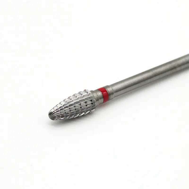 Mba Cone Shape Ponceuse Ongle 2023 Mini Design Carbide Nail Drill Bit Electric Nail File Drill Bit Coarse Carbide Drill 3/32''