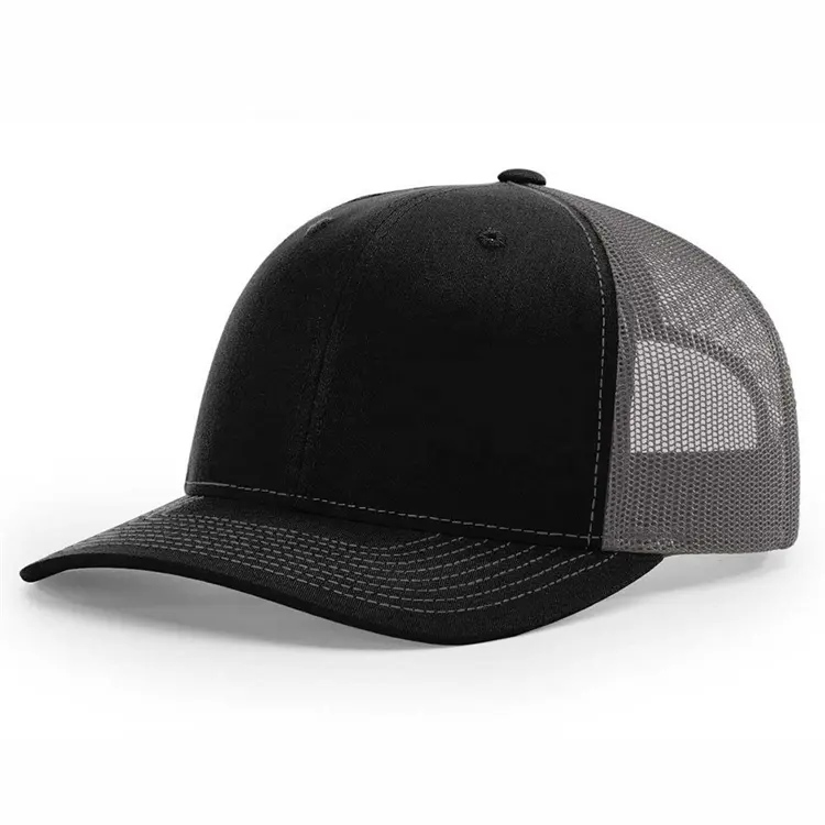 Gorra de béisbol de alta calidad para camionero, gorro de béisbol de alta calidad, bordado en blanco, 6 paneles, personalizado, 112