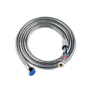 Vòi Hoa Sen Sản Xuất 1.5M Chrome Vòi Hoa Sen Hose Spiral Vòi Hoa Sen Thép Không Gỉ