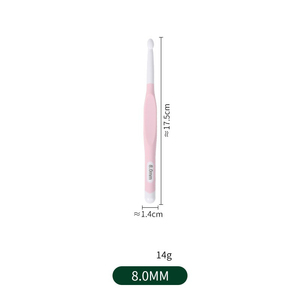 Crochet en plastique crochets 8 10 12 <span class=keywords><strong>15</strong></span> 20mm aiguilles à <span class=keywords><strong>tricoter</strong></span> couleur aléatoire maison tissage fil artisanat bricolage ménage outils à <span class=keywords><strong>tricoter</strong></span> - Product Image 3