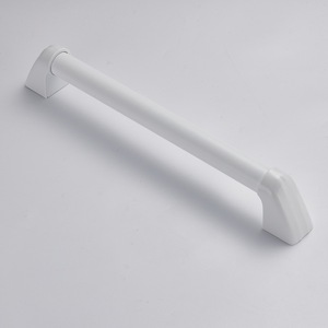 Barra de Apoyo en Forma de L Weiyue, Acero Inoxidable 304, Blanca, Antideslizante, Barra de Seguridad para Baño para Personas Mayores y Mujeres Embarazadas - Product Image 2