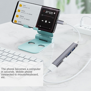 4k Slim 4 cổng USB HUB Adapter 5gbps máy tính xách tay Docking Station loại C giao diện bán buôn 4k Slim USB Splitter 5gbps điều khiển HUB - Product Image 2