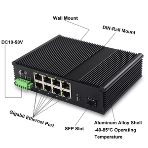 Vlan không được quản lý công nghiệp <span class=keywords><strong>Ethernet</strong></span> Switch với 2 1 gam SFP khe cắm và 2 1 gam LAN cổng - Product Image 5