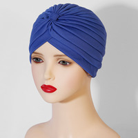 Foulard polyvalent pour femme, style turban élastique à enfiler, motif pastèque, bandana ethnique, foulard musulman