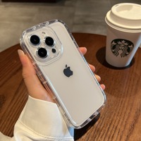 Coques de téléphone portable TPU sublimées pour iPhone 17 16 15 14 13 12 11 Pro Max avec protection améliorée de l'appareil photo