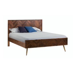 Meilleur prix – Cadre de lit moderne en bois réglable avec rangement, en bois massif écologique, fabriqué au Vietnam - Product Image 2