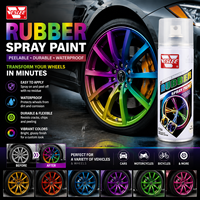 Peinture en caoutchouc pelable en aérosol anti-corrosion pour automobile et usage domestique à séchage rapide