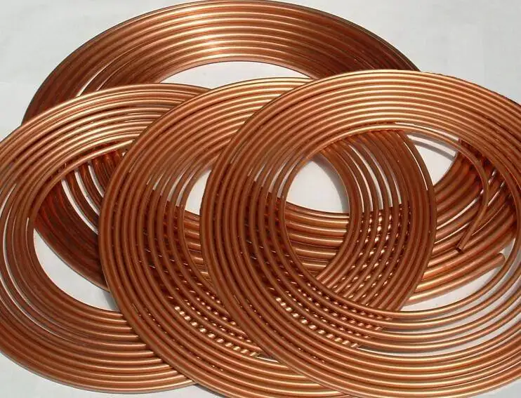 Tubo de cobre para refrigeração, tubo de cobre para refrigeração 3/8 1/4 ar condicionado e tubo de cobre