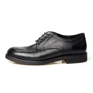 Mocassins Oxford à lacets pour hommes, bout carré, en cuir véritable, légers, respirants, antidérapants, pour le bureau et les occasions formelles - Product Image 6