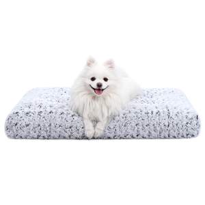 Umwelt freundliche Solid Rose Velvet Hunde matte Biss beständig Weich Universal Zwinger Bett Winter Pet Cage Mat Stoff Karton verpackt - Product Image 1