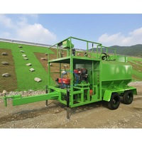Machine d'hydrosemeuse diesel à haut rendement pour la protection et l'ensemencement des pentes routières