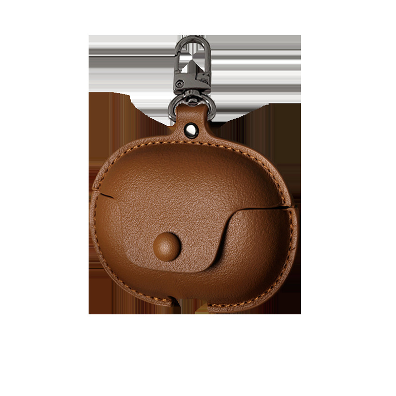 Étui en cuir marron