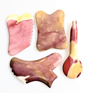 Tabla de masaje Mookaite <span class=keywords><strong>jaspe</strong></span> Gua Sha, herramientas de belleza naturales de alta calidad - Product Image 6