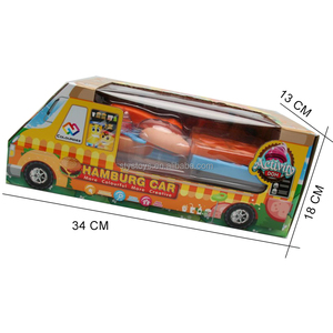 Kit d'argile sèche à l'air de camion de nourriture boue colorée Burger Hot Dog outils d'argile à <span class=keywords><strong>modeler</strong></span> pour les enfants - Product Image 5