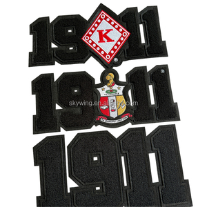 แพทช์ปัก<span class=keywords><strong>ล</strong></span>ายเห<span class=keywords><strong>ล</strong></span>็กสีดำ 1911 พร้อมโ<span class=keywords><strong>ล</strong></span>่ห์สำหรับสมาคม KAY, แพทช์ตัวอักษร 1911 พร้อมเพชร K, แพทช์ตัวเลขสำหรับเสื้อแจ็คเก็ต - Product Image 2