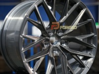 Roues commerciales forgées 17 18 19 pouces 5x1143 Design à face noire Roues forgées 1/2/3 pièces pour jantes Cadillac