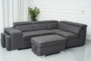 Canapés Convertibles Confortables Longueur Extensible Gain de Place Pliables Prêts à Expédier Grand <span class=keywords><strong>Lit</strong></span> Tissu Pliant Moderne - Product Image 4
