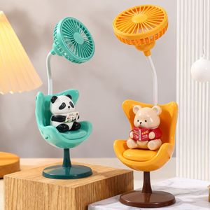 Lingpan <b>Mini</b> <b>Desk</b> Fan 7-9.9 In Battery Operated Foldable Chair Design For Kids Room Cooling - Product Image 5