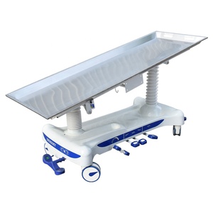 कोण टिल्टिंग फ़ंक्शन के साथ हाइड्रोलिक लिफ्ट ट्रक, मोर्चरी उठाने वाली ट्रॉली - Product Image 1