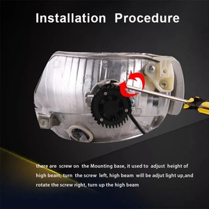 New Bi Led Projector Lens 5500K 35W H4 Mini Bi Led Headlight <b>Auto</b> <b>Lighting</b> <b>System</b> LED Headlight Mini Projector H4 - Product Image 5