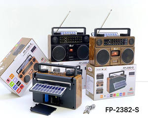 Radio wireless desktop vecchia moda FP-2382-S radio solare portatile a carica continua UM-1battery azionata am fm sw 3 banda radio solare - Product Image 5