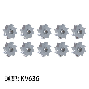 Turbina Dental de Alta Velocidad KV636, Cabezal de Cilindro de 6.3 mm, Color Plateado - Product Image 1