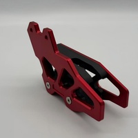 Glissière de guidage de chaîne rouge en alliage d'aluminium pour XR250 BAJA - Pièce de rechange robuste et résistante à l'usure pour protection de bras oscillant