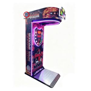 Máquina de Juego Arcade de Boxeo con Monedas, Medidor de Fuerza de Puñetazo MMA, Construcción de Plástico y Metal, en Inglés, para Bares y Parques de Diversiones - Product Image 5