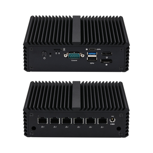 Q10900G6_N100_X7425E_N150_N305_N355 Qotom Q10900G6 Processeur N100 DDR5 16 Go Multi-interface HD+DP+Type-C 6*2.5G LAN Pfsense Fire - Product Image 1
