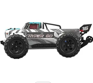 2023 mais novo hoshi mjx h16p hyper go rc carro 8 km/h, alta velocidade 2.4ghz 1/16 4wd controle remoto, truggy com gps rc caminhão monstro