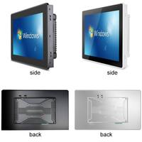 Ordinateur industriel embarqué 10,1 pouces X86 J1900 J4125 J6412 I3/i5/i7 WIN7/8/10/11 avec écran tactile résistif, SSD, 4 Go de RAM DDR4