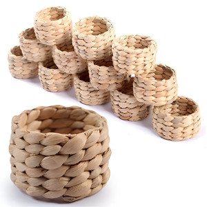 Anillos de Servilleta Circulares de Bambú Ecológicos, Hechos a Mano, Diseño Moderno, para Mesa de Fiesta, en Oferta, Precio Bajo - Product Image 6