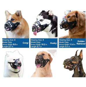 Bozal de cesta de nailon suave TPE 100% para perros pequeños/pequeños-Protector bucal ajustable resistente al agua para morder masticar - Product Image 4