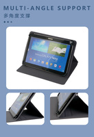 [Funda universal para tableta] con soporte TriFold Universal Tablet Cover para Huawei Xiaomi Samsung Ipad Air 6 Pro 10 11 pulgadas funda
