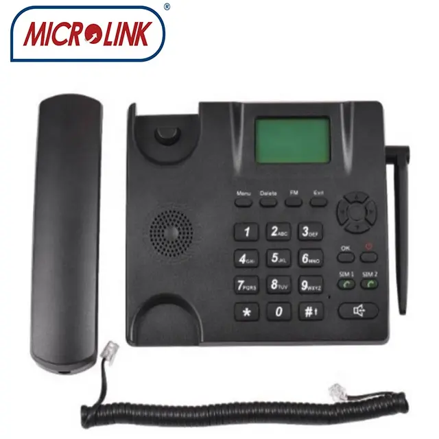 DDK 995 + 듀얼 심 카드 2G 3G 4G GSM 무선 전화 850/900/1800/1900MHz GSM 고정 무선 전화