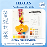 Fabricant professionnel de jouets en peluche OEM ODM, mini porte-clés en peluche personnalisés, broderie et impression par sublimation, breloques en tissu rembourrées variées