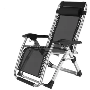Açık katlanır recliner sandalye güneş salon sandalyeleri taşınabilir plaj şezlong
